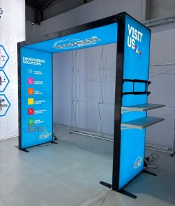 Custom Size LED Fabric Lightboxes for Exhibition Stand
