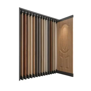 Custom Size Metal Floor Standing Sliding Door Display Stand for Exhibitions
