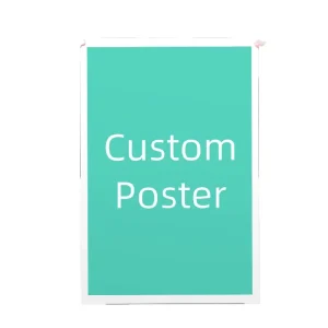 Custom Size ODM Art Wall Poster Digital Printing for Education Motivational Promotion Paper Vinyl Poster Printing Service