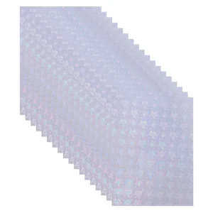 Custom Size Overlay Sheet Single Sided BOPP Plastic PVC Lamination Waterproof Holographic A4 Cold Laminate Film for Specimens
