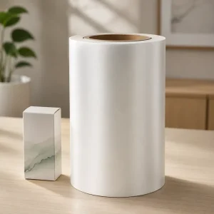 Custom Size Semi Matte Anti Scratch BOPP Film Glossy Matte Soft Touch Thermal Lamination Film for Cake Box Box Packaging