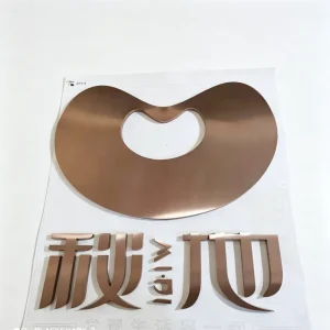Custom Size Stainless Steel Letters for Hotel Hospitals Companies Car Signage IP65 Waterproof 5-Year Warranty