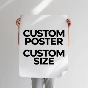 Custom Size Waterproof 50×70 Paper Vinyl Picture Poster Printing Wall Advertising Poster