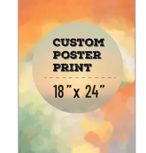 Custom Size Waterproof UV Resistant Eco-Friendly Paper Digital Printed Wall Advertising Poster