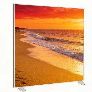 Custom Size Wrinkle Free Washable Fabric Light Box with High Definition Vivid Printing for Travel Friendly Trade Show
