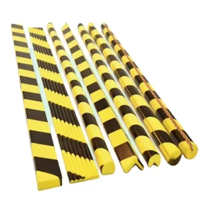 Custom Soft Safety PU Foam Traffic Sign Reflective Road Makers Caution Warning Anti Collision Strip Protection Bumpers
