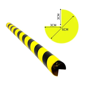 Custom Soft Safety PU Foam Traffic Sign Reflective Roadway Product for Caution Anti Collision Strip Protection Bumpers