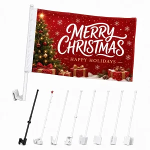 Custom Sporty Eco Friendly Outdoor Off road Vehicle Flags Team Flags Polyester Material Wear resistant Durable Digital Printing