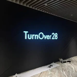 Custom Stainless Steel 3D Channel Letters LED Illuminated Store Sign Plug Mall Bar Storefront Logo Display