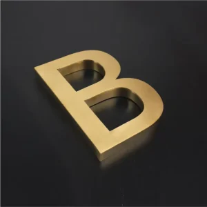 Custom Stainless Steel 3D Letters Brand Image Metal Signage Commercial Advertising Metal Letters