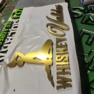 Custom Stainless Steel 3D Metal Letters Outdoor Signage Shop Decor