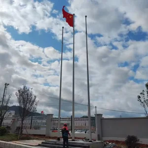 Custom Stainless Steel Aluminum Waterproof Durable Round Flagpole with OEM Options