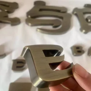 Custom Stainless Steel Channel Letter Sign Metal Letter for Decoration Business Logo Wall Letter