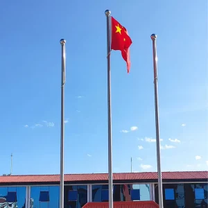 Custom Stainless Steel Durable Waterproof Round Flagpole