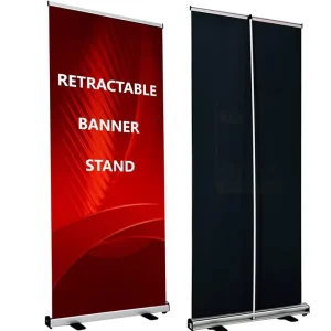 Custom Stainless Steel Hanging Eco Friendly Digital Printing Pull Up Banners for Promotional Novelty Gifts Business