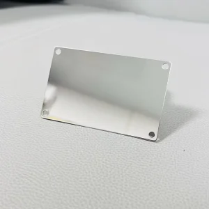 Custom Stainless Steel Plate for Hotel Room Office Nameplate Offset Printing Letters Glass Door Metal Casting Technique