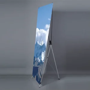 Custom Standing Outdoor Banner Backdrop Event Aluminum Large X Stand Banner