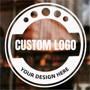 Custom Static Cling Vinyl Decals Waterproof Window Stickers for Shop and Business Use