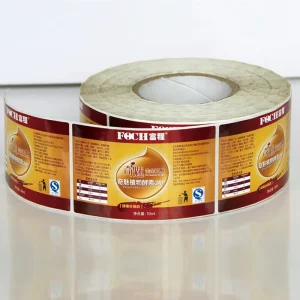 Custom Stickers Logo Product Label Adhesive Sticker Waterproof Vinyl Label Roll Sticker Printing