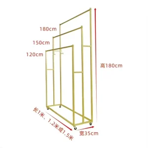 Custom Store 3 Layer Textile Fabric Cloth Sample Metal Display Rack Wall Paper Roll Curtain Display Stand
