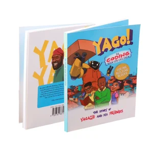 Custom Story Picture Book Printing Perfect Bound Children Coding Book Educational Story Activity Book