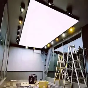 Custom Stretch Ceiling Light Soft Film Ceiling Light for Car Wash Station Garage