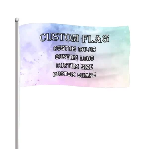 Custom Sublimation Polyester Flag 12X18 Advertising Flags Banners Customized Outdoor Flag