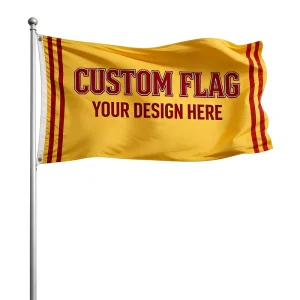 Custom Sublimation Printed Polyester Car Window Vehicle Clip on Highway Team Flag