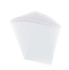 Custom T Shirts Clothing with Clear Transparent Cello Cellophane Self Adhesive Seal Polybag BOPP Shrink Bags