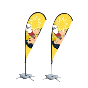 Custom Teardrop Flag Your Own Logo Design Words Outdoor Advertising