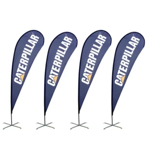 Custom Teardrop Flag Your Own Logo Design Words Outdoor Advertising