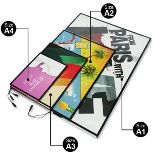Custom Tempered Ultra Thin LED Light Box A1 A2 A3 A4 Custom Design Wall