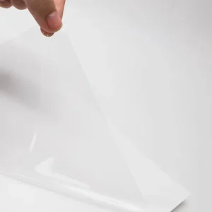 Custom Thickness 25mic 50mic Static Cling Film No Glue PVC Static Film For Glass Decal Sticker