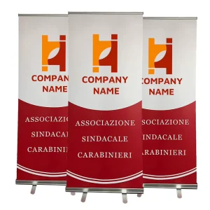 Custom Trade Show Roll up Banner Standard 80 X 200 cm Pull up Stand Banner High Quality Roll up Banner