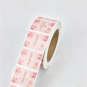Custom Transparent BOPP Packaging Labels Stickers Roll Offset Printed Film Laminated Aromatherapy Candle Label