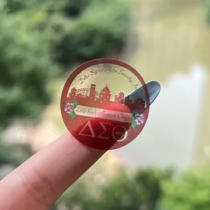 Custom Transparent PVC Brand Name Stickers Adhesive Labels for Fashion Garment Tags and Candle Use Durable Waterproof