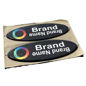 Custom Transparent Polyurethane Gel 3d Doming Car Badges Manufacturers Resin Over Vinyl Label Pu Domed Decal Epoxy Stickers