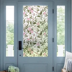 Custom Transparent Printable PVC Vinyl Stickers Self-Adhesive Static Cling Frosted Glass Window Film Matte Water Resistant