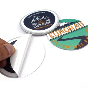 Custom Transparent Vinyl Stickers Waterproof and UV Resistant for Commercial Crafts and Gifts PVC Labels Die Cut Sticker