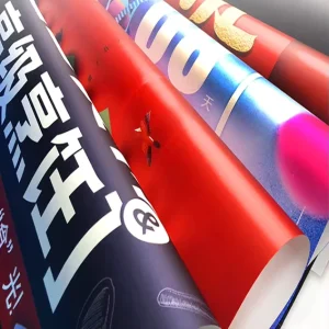 Custom UV Digital Printing PVC Printing Service Poster Prints Self Adhesive Vinyl Roll Wall Sticker for Advertising