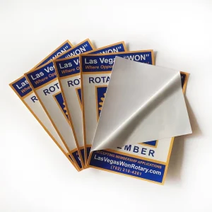 Custom UV Printed White Vinyl Static Cling Window Decals for Car Windows Removable No Glue Weather Resistant