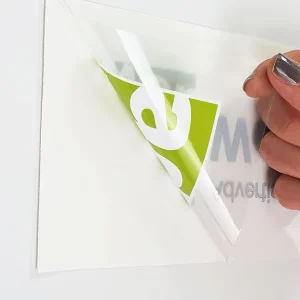 Custom UV Printing Transparent Vinyl Glass Window Sticker for Advertising Display