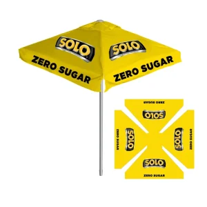 Custom UV Protection Beach Parasols Outdoor Sun Umbrellas with Promotional Custom Printing Display Accessories
