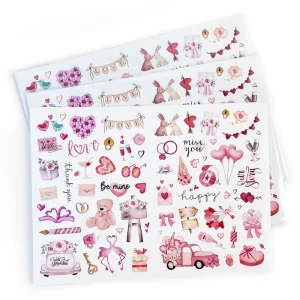 Custom UV Resistant Self Adhesive Waterproof Decal Durable Cartoon Vinyl Kiss Cut Sticker for Craft Use Made Adhesive Paper