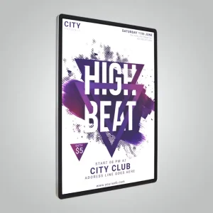 Custom Ultra-Thin LED Advertising Light Box 3D Aluminum Frame Hanging Waterproof Magnetic Acrylic Front Panel Dimming