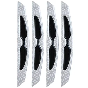 Custom Universal Car Door Anti-Collision Strip 2pcs 3d Durable Warning Reflective Car Wheel Stickers