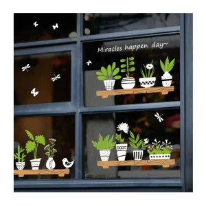 Custom Vinyl Sticker Transfer Frosted Glass Window Decal Window Static Privacy Glass Clings