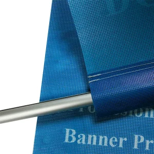 Custom Wall Scroll Hanging Promotional Banner with Rods Wind Resistant Banners Vinyl Outdoor Indoor Advertising Display