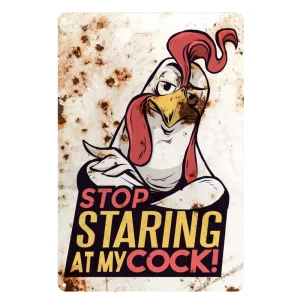 Custom Warning Slogan Metal Plaque Metal Plates Vintage Tin Signs for Wall Decoration