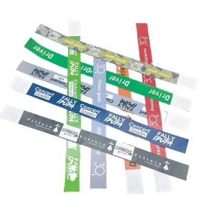 Custom Waterproof ID Arm Band Events Tyvek Bracelets Festival Paper Wristband